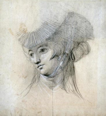 Johann Heinrich Fuseli - Portrait Study of a Woman