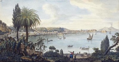 Sir William Hamilton - View of Naples and Vesuvius