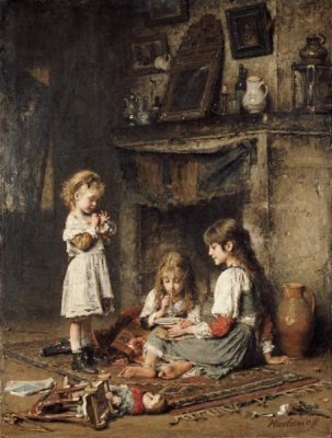 Alexei Alexeiewitsch Harlamoff - Blowing Bubbles