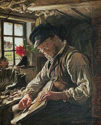 Peter Severin Kroyer - A Shoemaker In Arildsleje