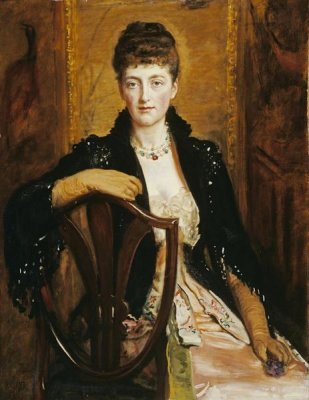 John Everett Millais - Portrait of Alice Sophia Caroline Wortley