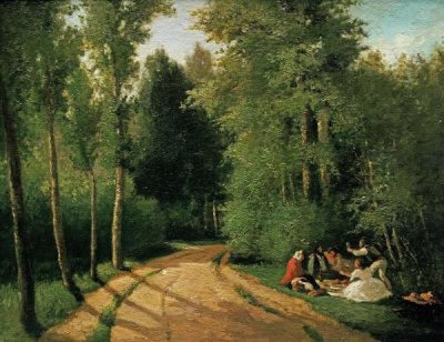 Camille Pissarro - A Picnic at Montmorency