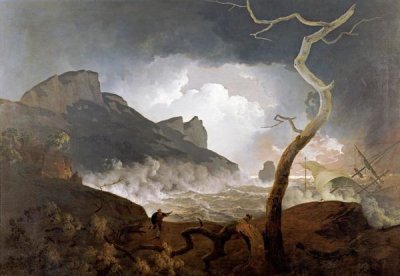 Joseph Wright - The Storm, Antigonus Pursued By The Bear