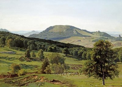 Albert Bierstadt - Landscape - Hill and Dale