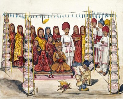 Kutch School - Scenes From a Marriage Ceremony: The Betrothal