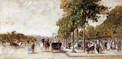 Luigi Loir - Les Champs Elysees, Paris
