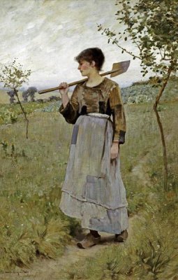 Charles Sprague Pearce - Home From The Fields
