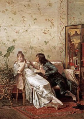 Joseph Frederic Charles Soulacroix - An Amorous Advance