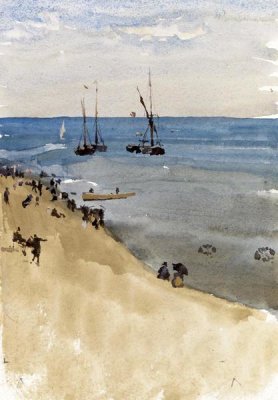 James McNeill Whistler - Green and Silver - The Bright Sea, Dieppe