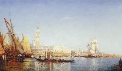 Felix Francois Georges Philibert Ziem - The Grand Canal, Venice