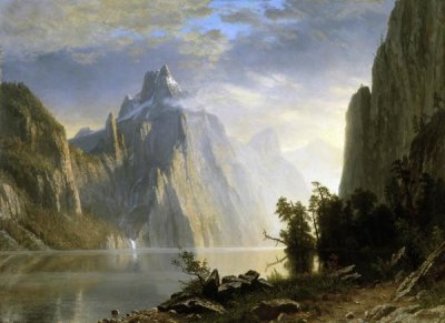 Albert Bierstadt - A Lake in the Sierra Nevada