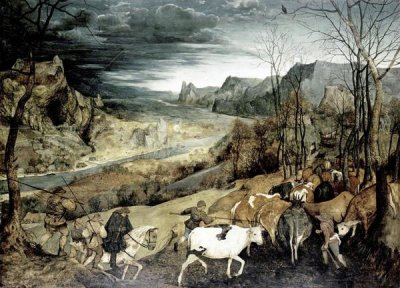Pieter Bruegel the Elder - Return of the Herd