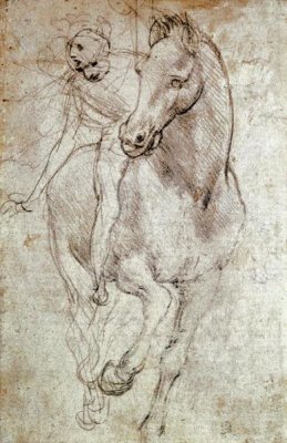 Leonardo Da Vinci - Horse & Rider