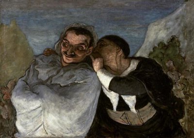 Honore Daumier - Crispin Et Scapin