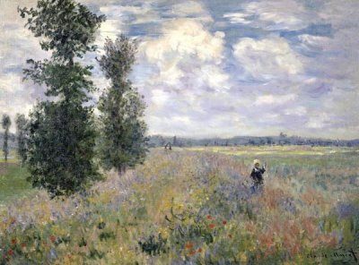 Claude Monet - The Poppy Field, Argenteuil