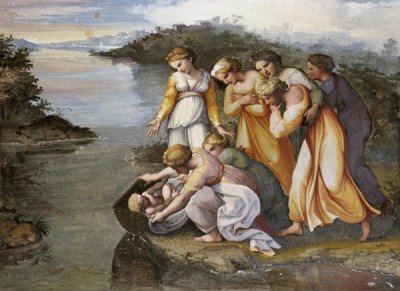 Raphael - Moses Found In The Bulrushes