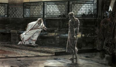 James Tissot - Jesus Before Pilate For The First Time