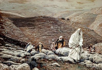 James Tissot - Jesus Goes Up To Jerusalem