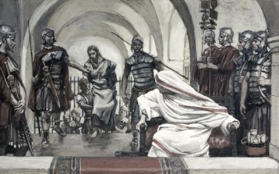 James Tissot - Jesus Led Back From Herod To Pilate