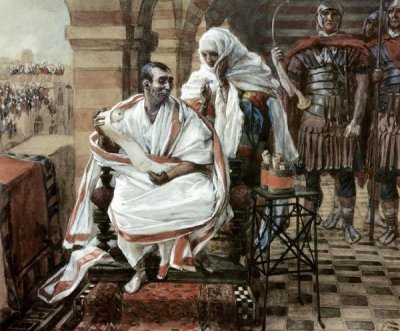 James Tissot - Message From Pilate's Wife