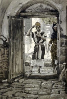 James Tissot - When Ye Come Into a House Salute It