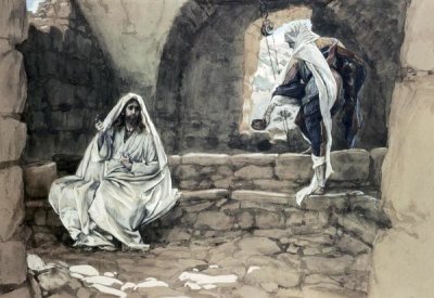 James Tissot - Woman of Samaria at The Well