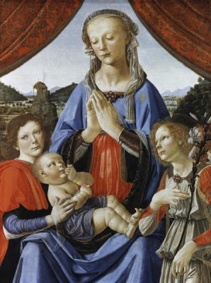 Andrea del Verrocchio - Madonna & Child With Saints