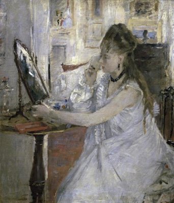 Berthe Morisot - Young Woman Powdering Herself
