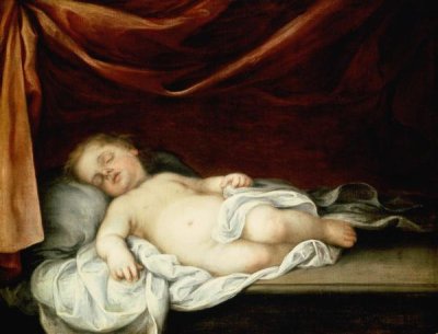 Bartolome Esteban Murillo - The Christ Child Asleep