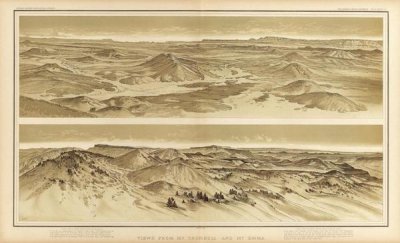 William Henry Holmes - Grand Canyon - Views from Mt. Trumbull and Mt. Emma, 1882