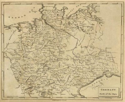 Aaron Arrowsmith - Germany North, 1812