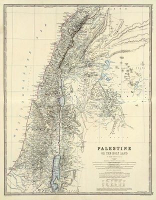 Alexander Keith Johnston - Palestine, 1861