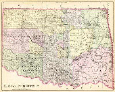 Samuel Augustus Mitchell - Indian Territory, 1890