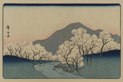 Ando Hiroshige - A Grove of Cherry Trees (Sakura namiki zu), 1900