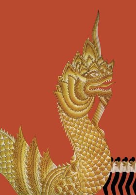 Frank McIntosh - Dragon Temple of Siam, 1934