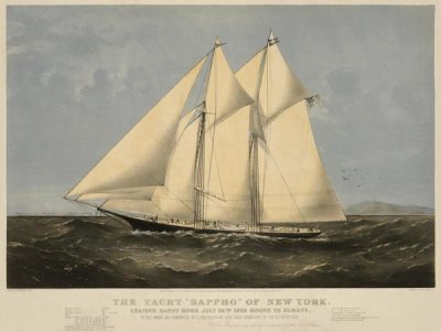 Unknown - The Yacht "Sappho" of New York, 1869