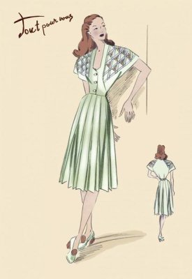 Unknown - Pleated Summer Dress, 1947