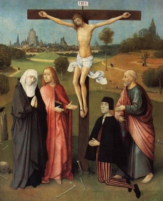Hieronymus Bosch - Calvary With Donor