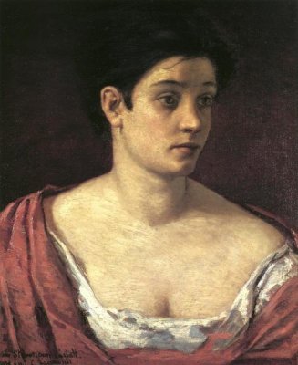 Mary Cassatt - Portrait Of A Woman 1872