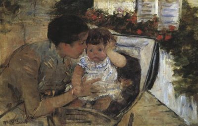 Mary Cassatt - Susan Comforting The Baby 1881