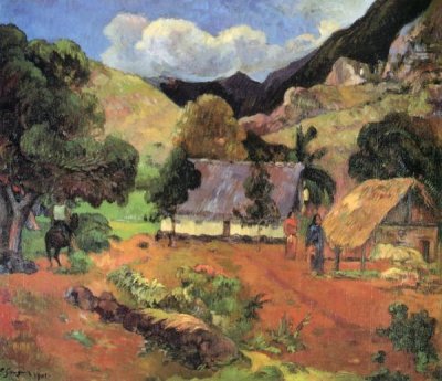 Paul Gauguin - Landscape With Three Figures