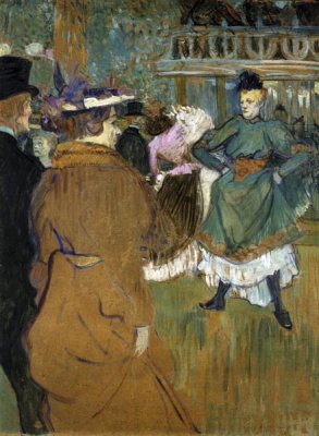 Henri Toulouse-Lautrec - Quadrille At The Moulin Rouge