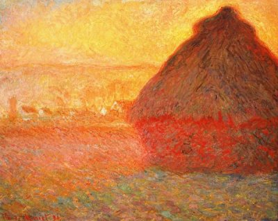 Claude Monet - Haystack at Sunset 1891