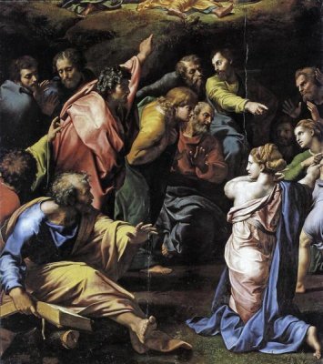 Raphael - Transfiguration Detail
