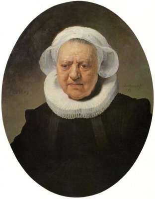 Rembrandt Van Rijn - Portrait Of An 83 Year Old Woman