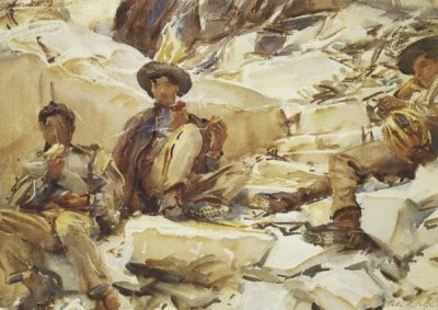 John Singer Sargent - Carrara Workmen