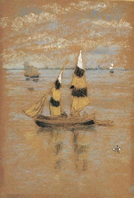 James McNeill Whistler - Fishing Boats 1880