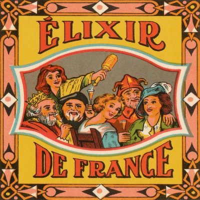 Vintage Booze Labels - Elixir de France