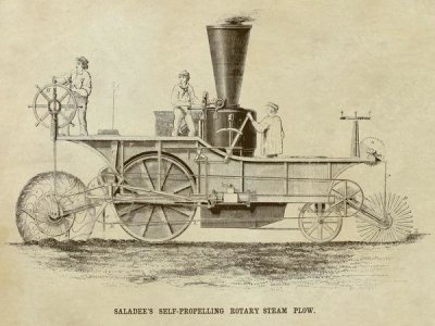 Inventions - Saladee's Self-Propelling Rotary Steam Plow