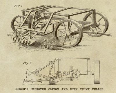 Inventions - Bishop's Improved Cotton and Corn Stump Puller